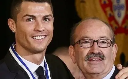 رونالدو ينعى مكتشف نجوم البرتغال