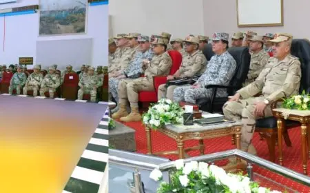 وزير الدفاع يشارك في تنفيذ المرحلة الرئيسية لمشروع مراكز القيادة التعبوي للقوات الجوية والدفاع الجوي