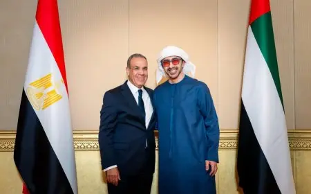 للأطلاع على مستجدات القضية الفلسطينية.. وزير الخارجية يلتقي بنظيره الإماراتي