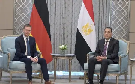 مدبولي يلتقي رئيس وزراء ولاية ساكسونيا الحرة الألمانية لمناقشة سبل تعزيز التعاون