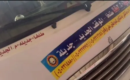 محافظ الدقهلية: توقيف سيارة سرفيس لمدة 15 يوماً واتخاذ خطوات لإلغاء الترخيص بسبب زيادة تعريفة الركوب من جديلة إلى موقف طلخا.