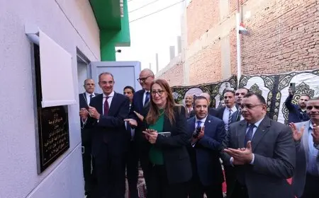 وزير الاتصالات ي inaugurate مكاتب بريد “كفر شكر الرئيسي” و”كفر أبو جمعة” في القليوبية