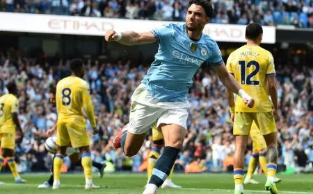 غوارديولا: كان من السهل على عمر مرموش تسجيل هاتريك جديد