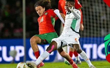 مباراة نهائي كأس إفريقيا تحت 17 عاماً بين المغرب ومالي