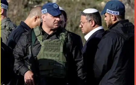 بن جفير يدخل الحرم الإبراهيمي بحراسة مكثفة ويقوم بأداء رقصات تلمودية