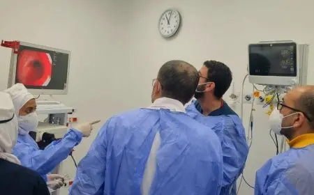 بدء تشغيل وحدة مناظير الشعب الهوائية بمستشفى الجهاز التنفسي بالسويس