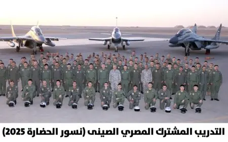 بدء فعاليات التدريب الجوي المشترك بين مصر والصين «نسور الحضارة- 2025»