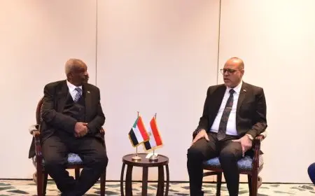 وزير العمل يبحث مع نظيره السوداني تعزيز التعاون المشترك وتبادل الخبرات في مجالات التدريب المهني