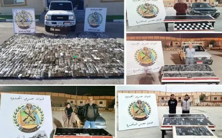 قوات حرس الحدود تعزز جهودها في جميع الاتجاهات الاستراتيجية للدولة خلال الفترة الأخيرة