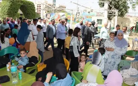 محافظ بني سويف يشارك المواطنين احتفالات عيد شم النسيم ويتفقد جاهزية الحدائق