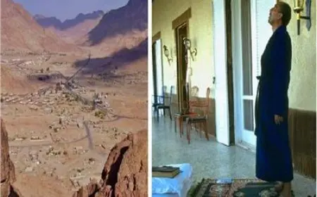 تفاصيل زيارة السادات لسانت كاترين للصلاة وقراءة القرآن في وادي الراحة
