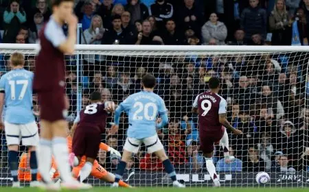 ثنائية برتغالية تُبعد مانشستر سيتي عن ملاحقة أستون فيلا