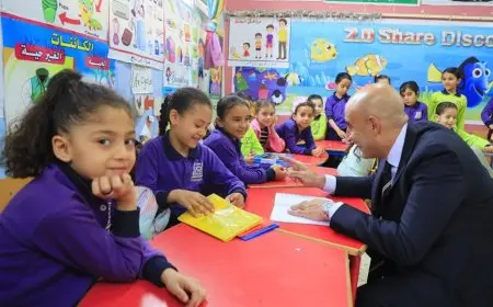 وزير التعليم يراقب سير الدراسة خلال جولة مفاجئة في عدد من مدارس محافظة الشرقية