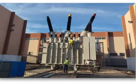 إطلاق التيار الكهربائي في محطة المحولات لتغذية مشروع «التجلي الأعظم» بسانت كاترين