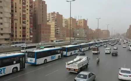 النقل تستمر تجارب تدريب سائقي الأتوبيس الترددي BRT استعدادًا للإطلاق الرسمي
