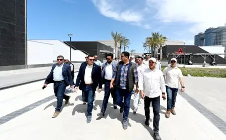 وزير الإسكان يقوم بزيارة تفقدية لكومبوند “مزارين” والممشى السياحي والمنطقة الترفيهية في مدينة العلمين الجديدة