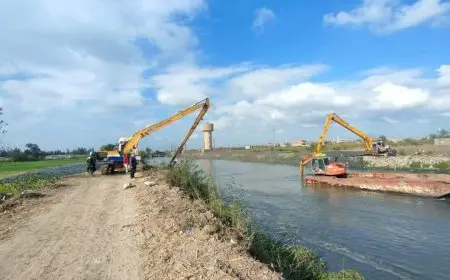 وزارة الري تتابع أعمال صيانة وتحديث نظام الصرف الزراعي