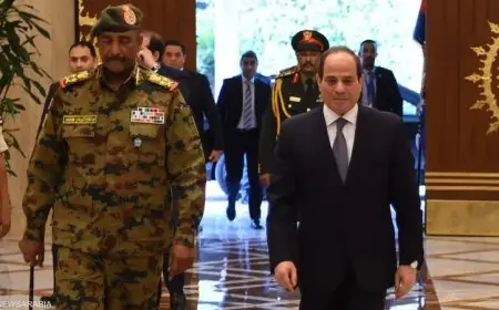 الرئيس السيسي يستضيف جلسة مباحثات خاصة مع الفريق عبدالفتاح البرهان