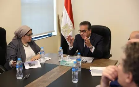 عبدالغفار يناقش مع وفد الصحة العالمية آخر مستجدات المبادرة العالمية لمحاربة سرطان الأطفال