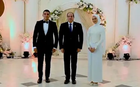 أحمد موسى: الرئيس السيسي حضر حفل زفاف ابنة الشهيد مالك مهران من منطلق احترام والدها