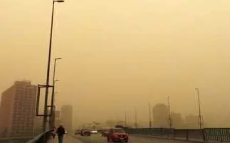 بسبب العاصفة الترابية.. الأرصاد تحذر المواطنين بـ ٣ نصائح هامة