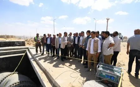 «الشربيني» يتفقد سير العمل في المشروع الإضافي لنقل المياه من المعادي إلى القاهرة الجديدة