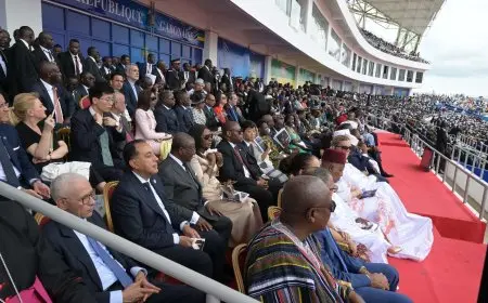 مدبولي يشارك في مراسم تنصيب الرئيس الجابوني بريس نجيما