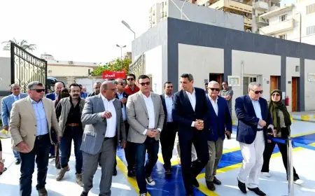 وزير الإسكان ومحافظ السويس يزوران مشروعات مياه الشرب والصرف الصحي بالمحافظة