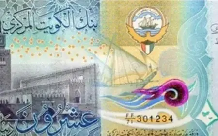 ثبات سعر الدينار الكويتي اليوم الإثنين 5 مايو 2025