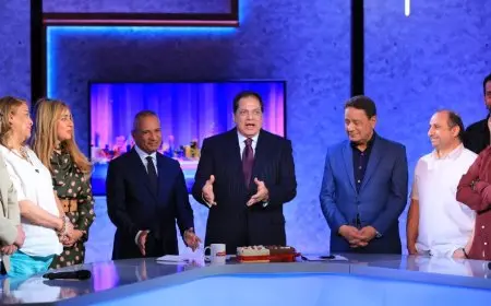 محمد أبو العينين ينطلق ببرنامج أحمد موسى عبر الهواء… ويبعث له رسالة مؤثرة