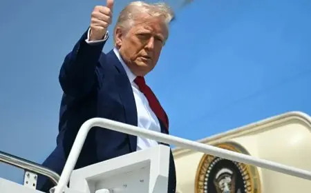 ترامب يصل إلى قطر كأول محطات جولته الخليجية