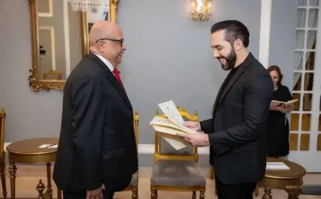 السفير المصري غير المقيم يسلم أوراق اعتماده لرئيس السلفادور