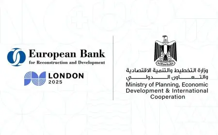 البنك الأوروبي لإعادة الإعمار يتوقع أن يصل نمو الاقتصاد المصري إلى 3.8% بنهاية يونيو