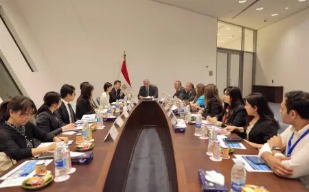 وزير السياحة يجتمع مع رئيس مكتب هيئة التعاون الدولي اليابانية في مصر