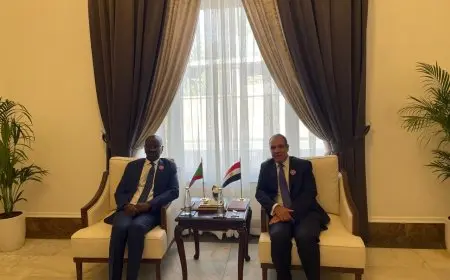 اجتماع وزير الخارجية مع نظيره الموريتاني خلال تحضيرات القمة العربية