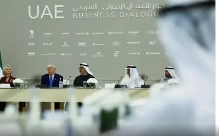 ترامب يُنهي زيارته إلى الخليج من الإمارات: اجتماع مرتقب مع بوتين وحلول ممكنة لأزمة غزة