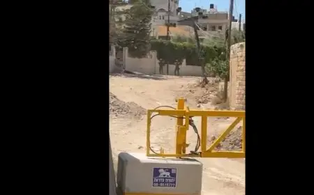 إطلاق النار من الاحتلال على دبلوماسيين أجانب في جنين