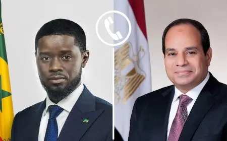 الرئيس السيسي يتحدث هاتفيًا مع نظيره السنغالي حول الأوضاع الإقليمية