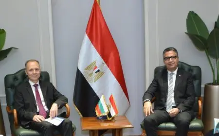 وزير التموين يناقش مع السفير البلغاري سبل تعزيز التعاون التجاري وتوسيع آفاق الصناعات الغذائية