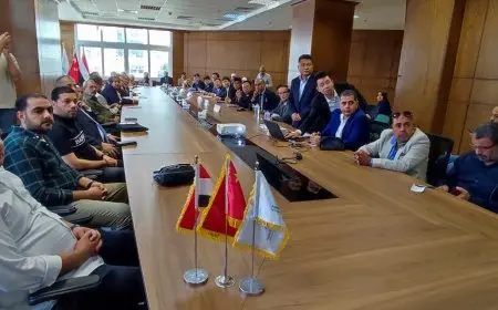 اجتماع اتحاد الغرف التجارية مع الشركات الصينية في مجالات السيارات الكهربائية والمنتجات الزراعية