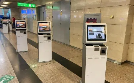 لتوفير الوقت.. 25 جهازًا لإنهاء إجراءات السفر الذاتية في مطار القاهرة الدولي