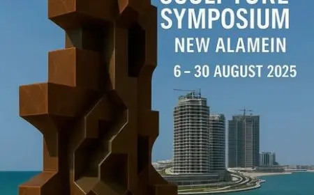 مدينة العلمين الجديدة تتحضر لاستقبال ملتقى مصر الدولي للفنون النحتية