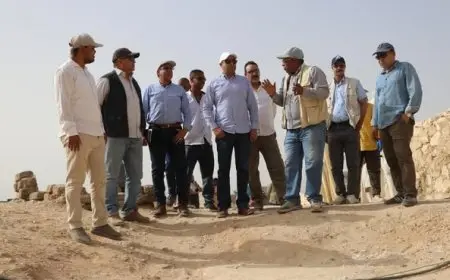 اكتشاف ثلاث مقابر جديدة لكبار المسؤولين في منطقة ذراع أبو النجا بالأقصر