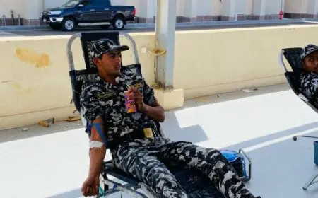 مديرية أمن البحر الأحمر تطلق حملة للتبرع بالدم لصالح المرضى والمصابين