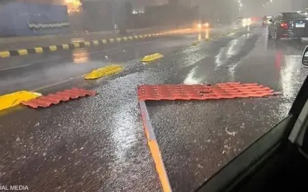 عاصفة مفاجئة تضرب الإسكندرية في الفجر: أمطار وثلوج ورياح قوية