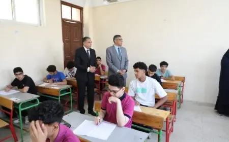 محافظ الجيزة يزور لجان امتحانات الشهادة الإعدادية في بولاق الدكرور والهرم وأكتوبر