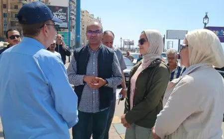 نائب وزير الإسكان يتابع أداء شركتي مياه الشرب والصرف الصحي في محافظة الإسكندرية