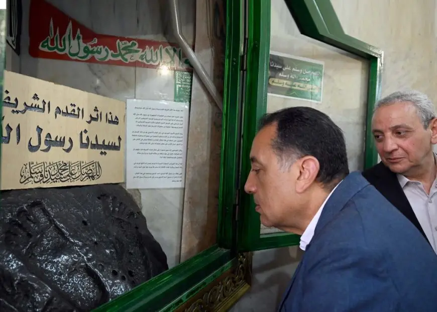 رئيس الوزراء يزور مشروع تطوير مسجد السيد البدوي ومحيطه في طنطا