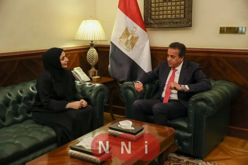 وزير الصحة يناقش مع وفد إماراتي تطوير مستشفيي الشيخ زايد