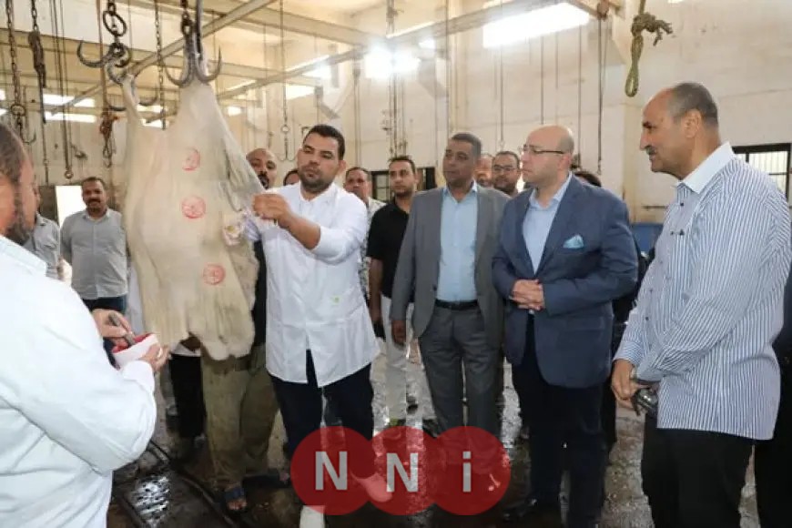 محافظ بني سويف يزور مجزر ناصر استعداداً لاستقبال عيد الأضحى المبارك